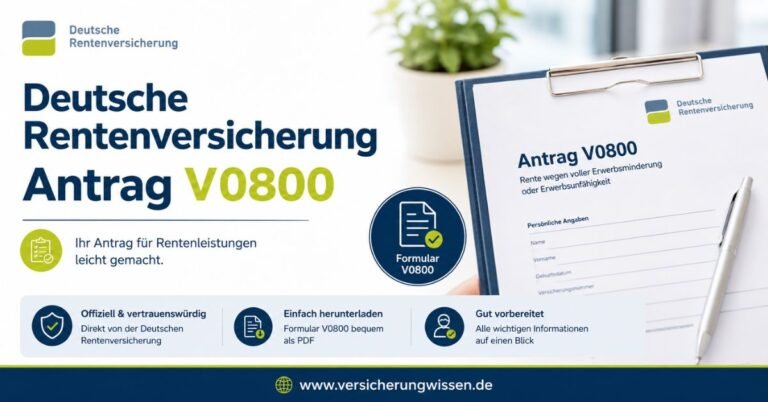 Deutsche Rentenversicherung Antrag V0800