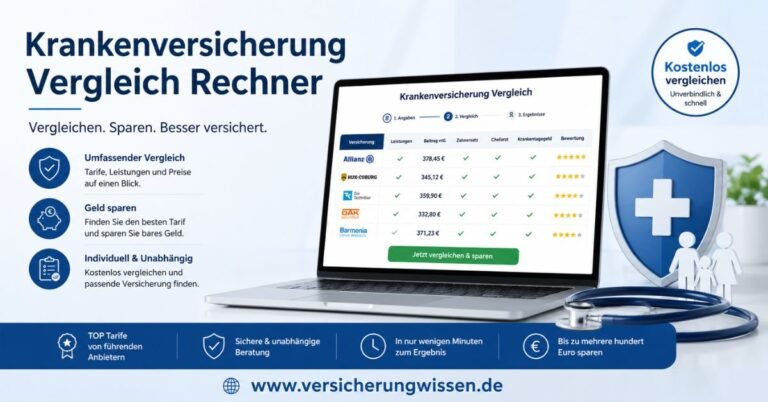 Krankenversicherung Vergleich Rechner