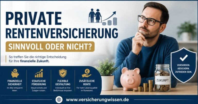 Private Rentenversicherung sinnvoll oder nicht