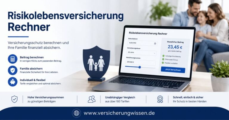 Risikolebensversicherung Rechner