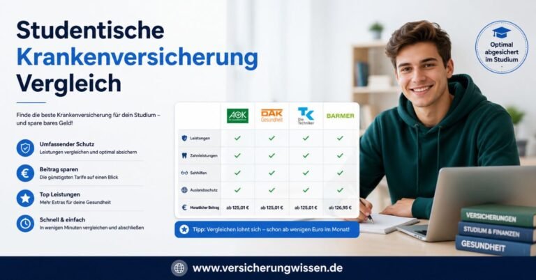 Studentische Krankenversicherung Vergleich