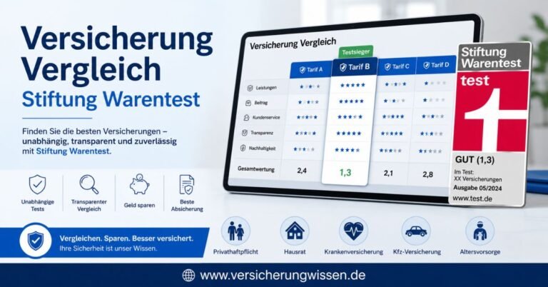Versicherung Vergleich Stiftung Warentest