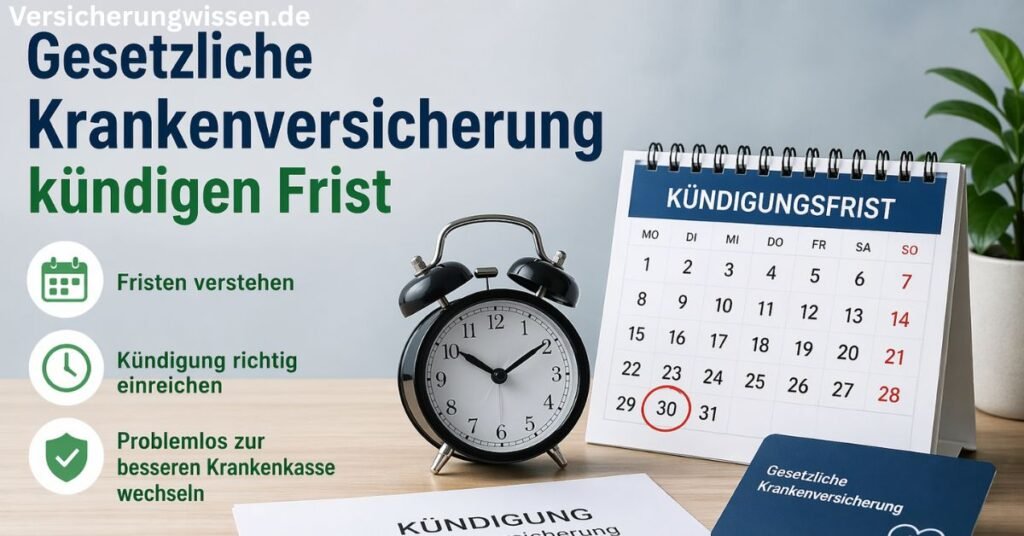 Gesetzliche Krankenversicherung kündigen Frist