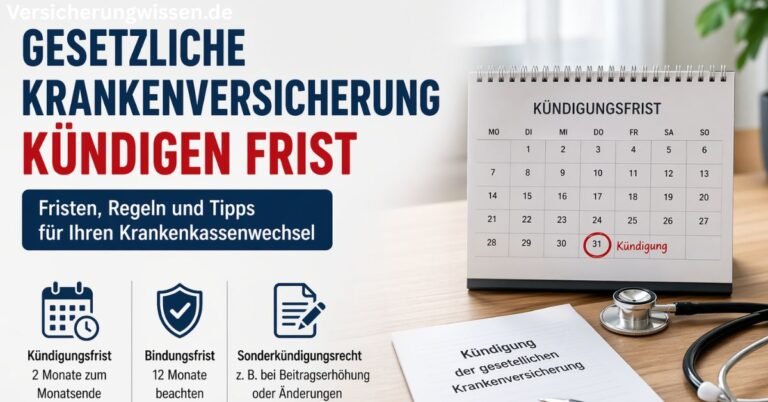 Gesetzliche Krankenversicherung kündigen Frist