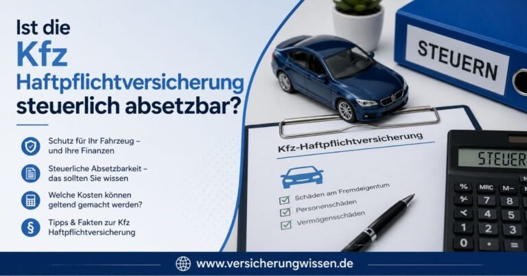 Ist die Kfz Haftpflichtversicherung steuerlich absetzbar