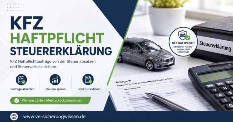 KFZ Haftpflicht Steuererklärung