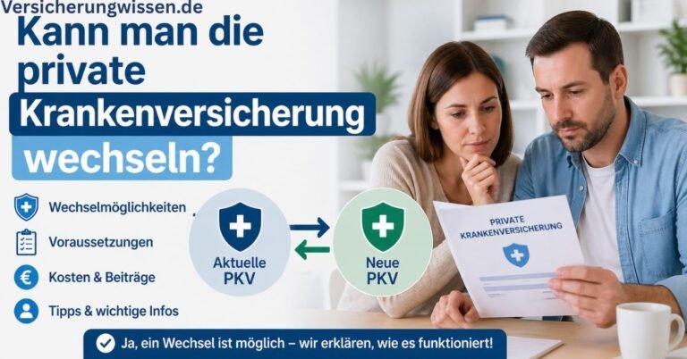 Kann man die private Krankenversicherung wechseln