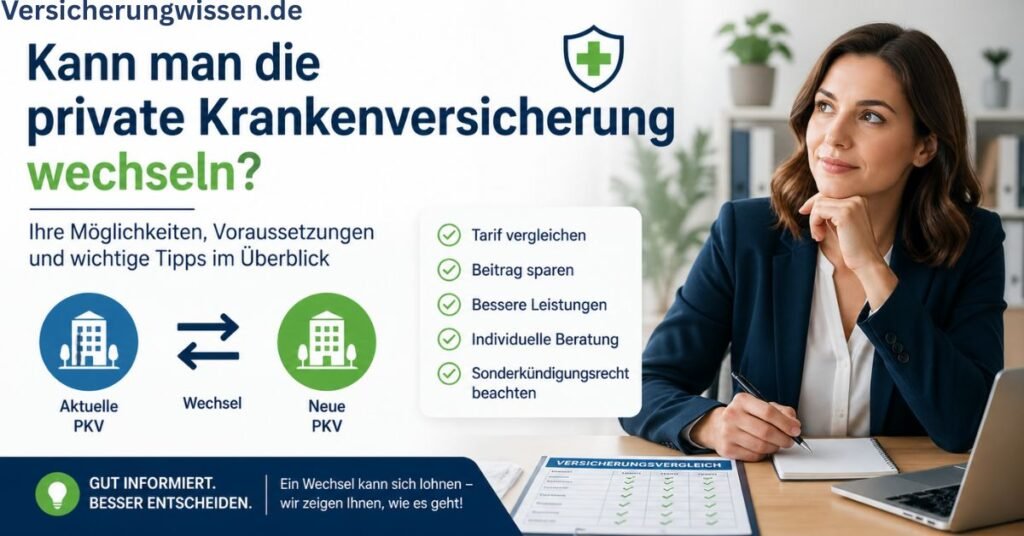Kann man die private Krankenversicherung wechseln