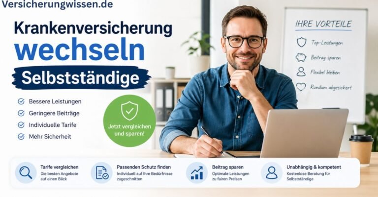 Krankenversicherung wechseln Selbstständige