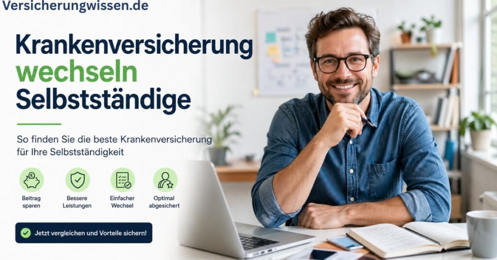 Krankenversicherung wechseln Selbstständige