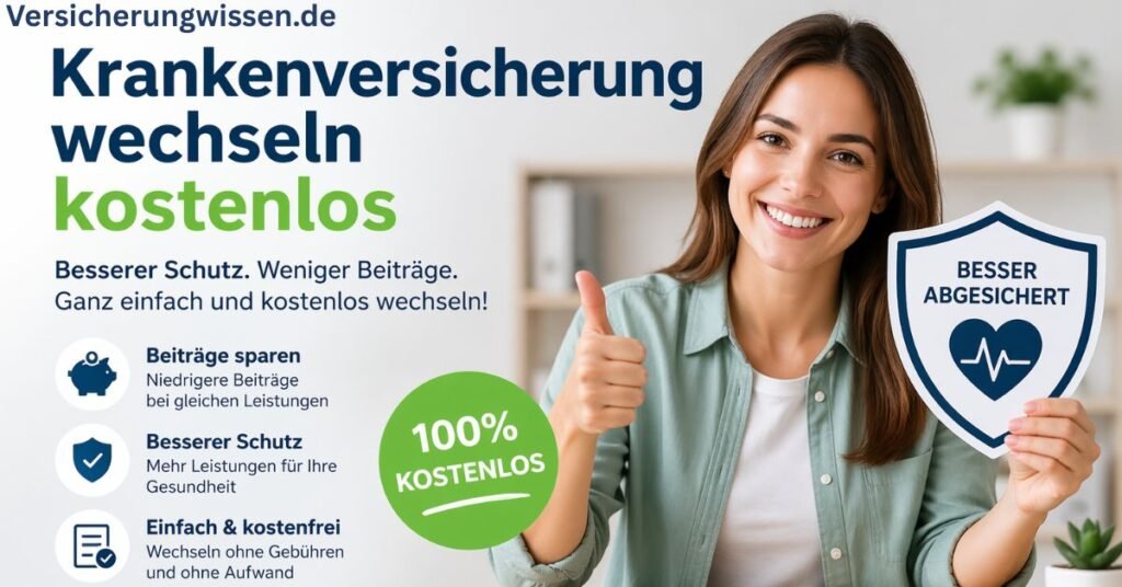 Krankenversicherung wechseln kostenlos