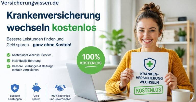 Krankenversicherung wechseln kostenlos