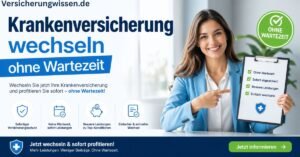 Krankenversicherung wechseln ohne Wartezeit