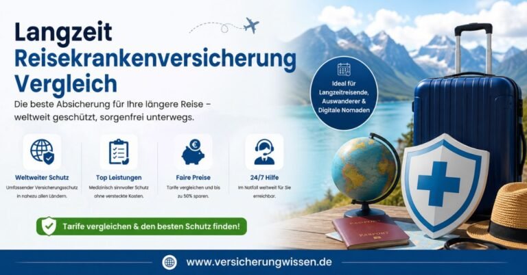 Langzeit Reisekrankenversicherung Vergleich