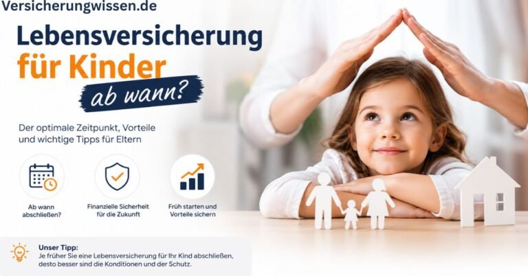 Lebensversicherung für Kinder ab wann