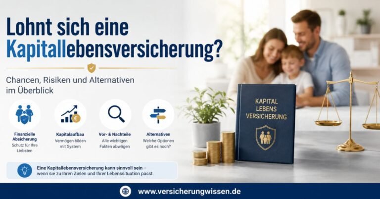 Lohnt sich eine Kapitallebensversicherung