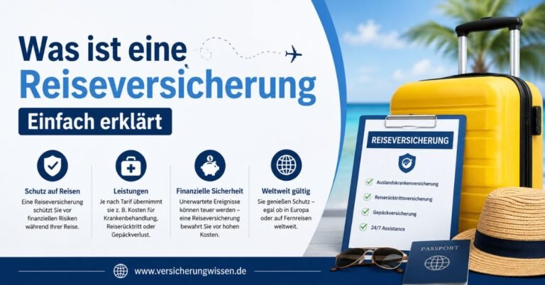 Was ist eine Reiseversicherung Einfach erklärt