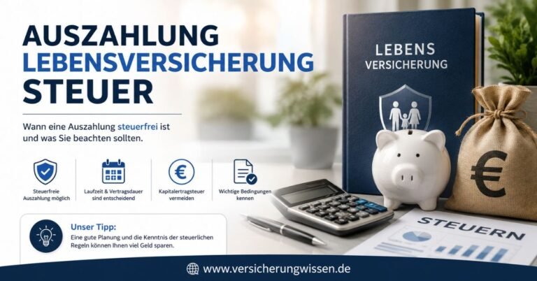 Auszahlung Lebensversicherung Steuer
