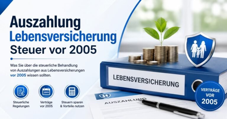 Auszahlung Lebensversicherung Steuer vor 2005