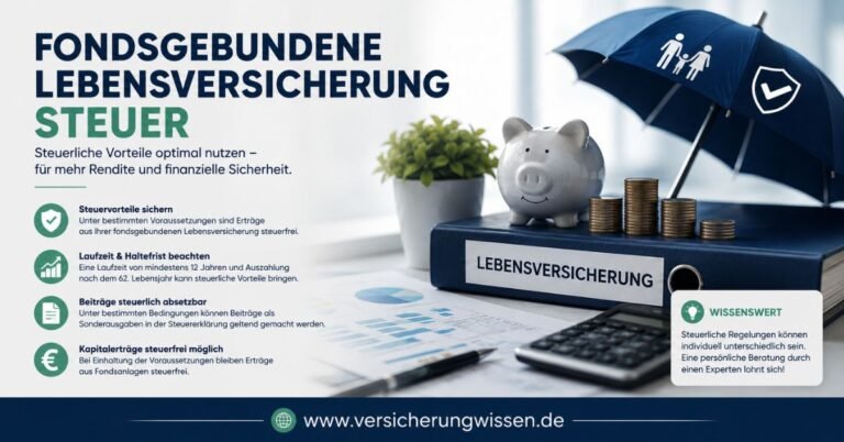 Fondsgebundene Lebensversicherung Steuer