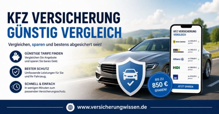 KFZ Versicherung günstig Vergleich