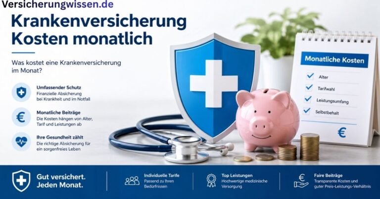 Krankenversicherung Kosten monatlich