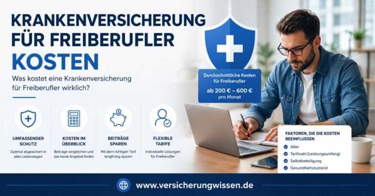 Krankenversicherung für Freiberufler Kosten
