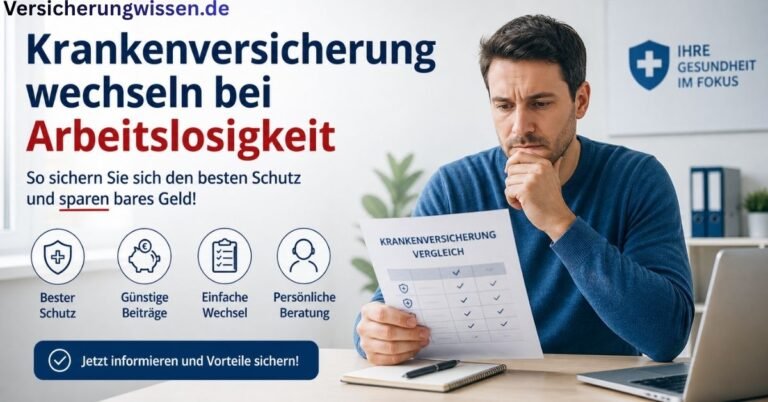 Krankenversicherung wechseln bei Arbeitslosigkeit