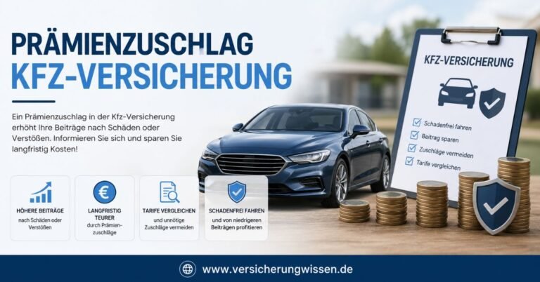 Prämienzuschlag Kfz-Versicherung