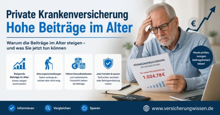 Private Krankenversicherung Hohe Beiträge im Alter
