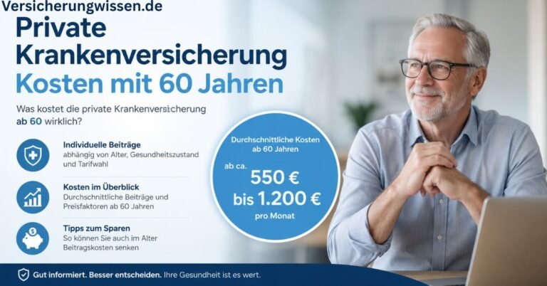 Private Krankenversicherung Kosten 60 Jahre