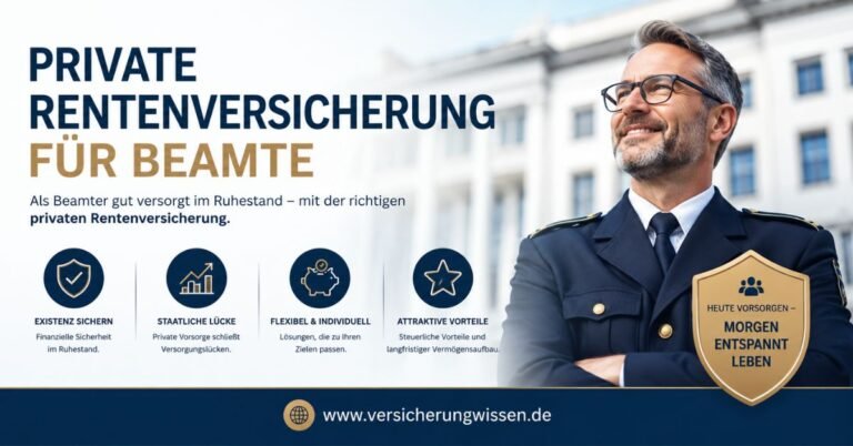 Private Rentenversicherung für Beamte