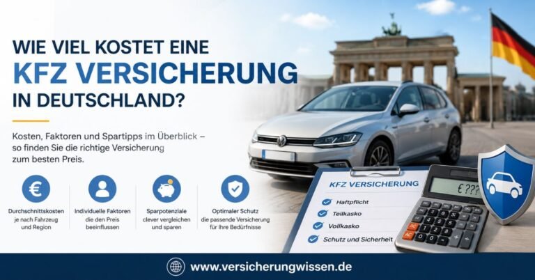 Wie viel kostet eine KFZ Versicherung in Deutschland