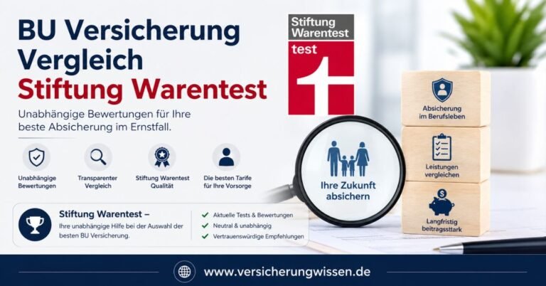BU Versicherung Vergleich Stiftung Warentest