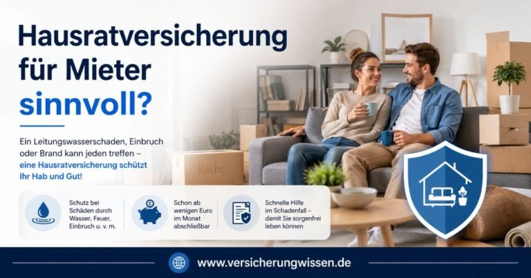 Hausratversicherung für Mieter sinnvoll