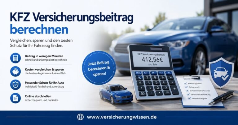KFZ Versicherungsbeitrag berechnen