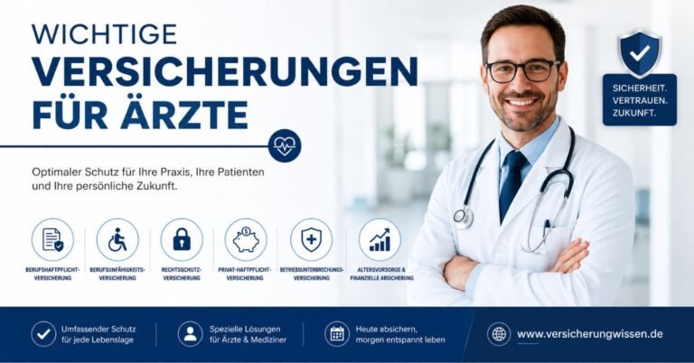 Wichtige Versicherungen für Ärzte