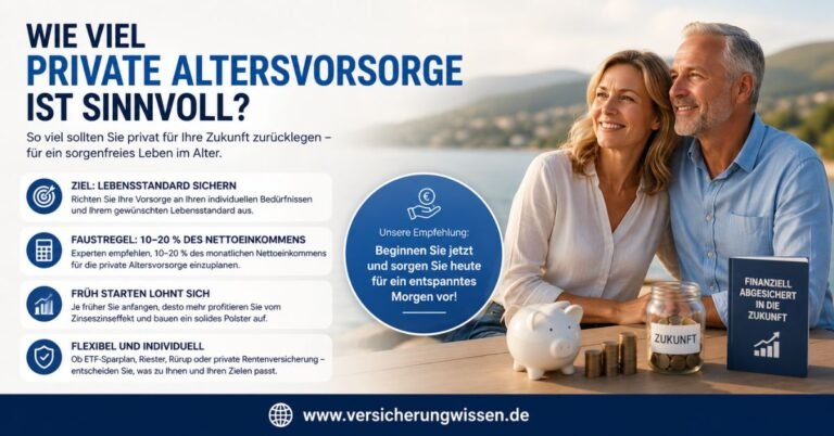 Wie viel private Altersvorsorge ist sinnvoll
