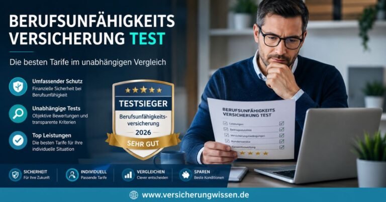 Berufsunfähigkeitsversicherung Test