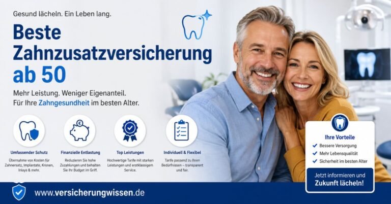 Beste Zahnzusatzversicherung ab 50