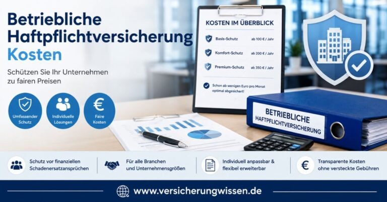 Betriebliche Haftpflichtversicherung Kosten
