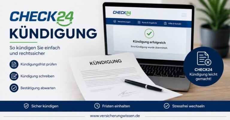 CHECK24 Kündigung
