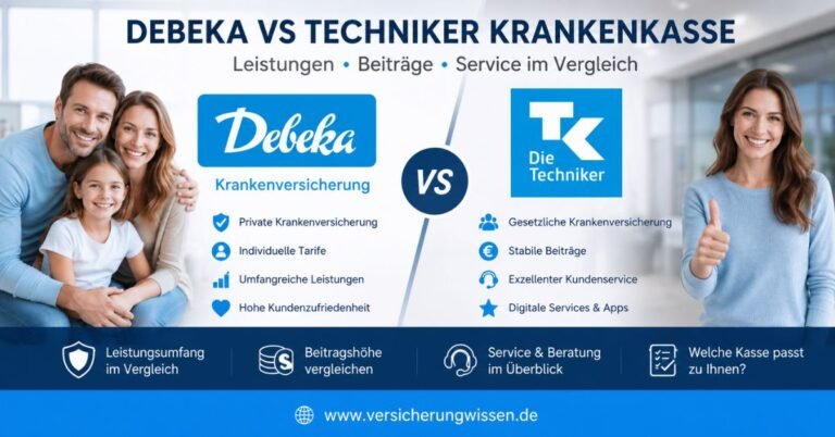 Debeka vs Techniker Krankenkasse