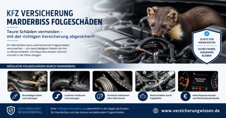 KFZ Versicherung Marderbiss Folgeschäden