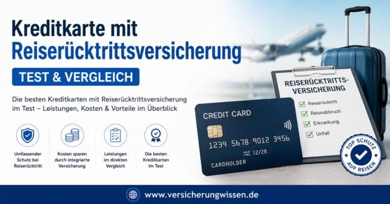 Kreditkarte mit Reiserücktrittsversicherung Test