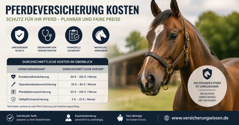Pferdeversicherung Kosten
