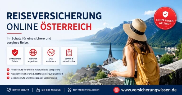 Reiseversicherung online Österreich