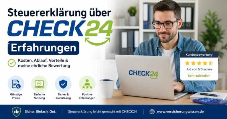 Steuererklärung über CHECK24 Erfahrungen