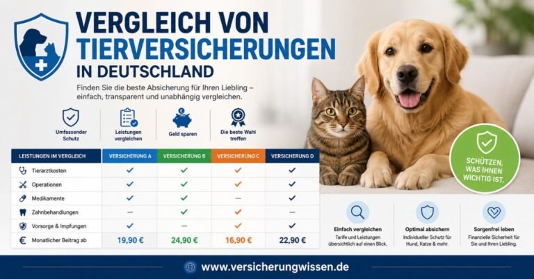 Vergleich von Tierversicherungen in Deutschland