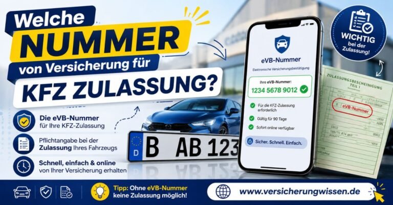 Welche nummer von versicherung für kfz zulassung